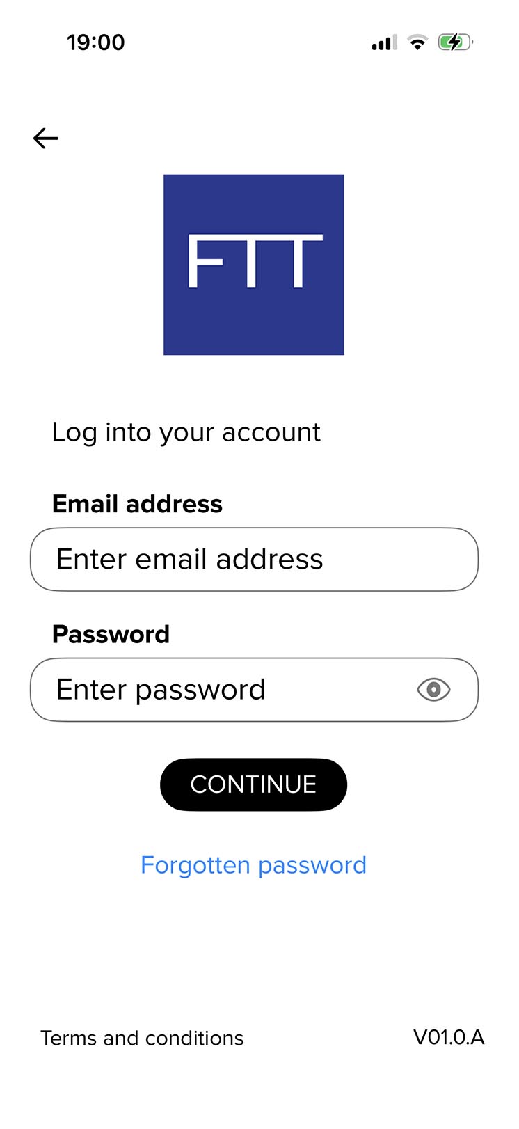Login Screen